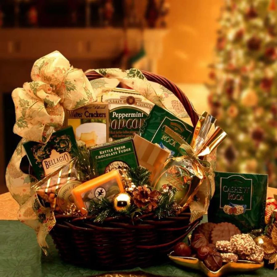 GBDS Holiday Gourmet Sampler - Glittering Assortment of Festive Treats & Gifts