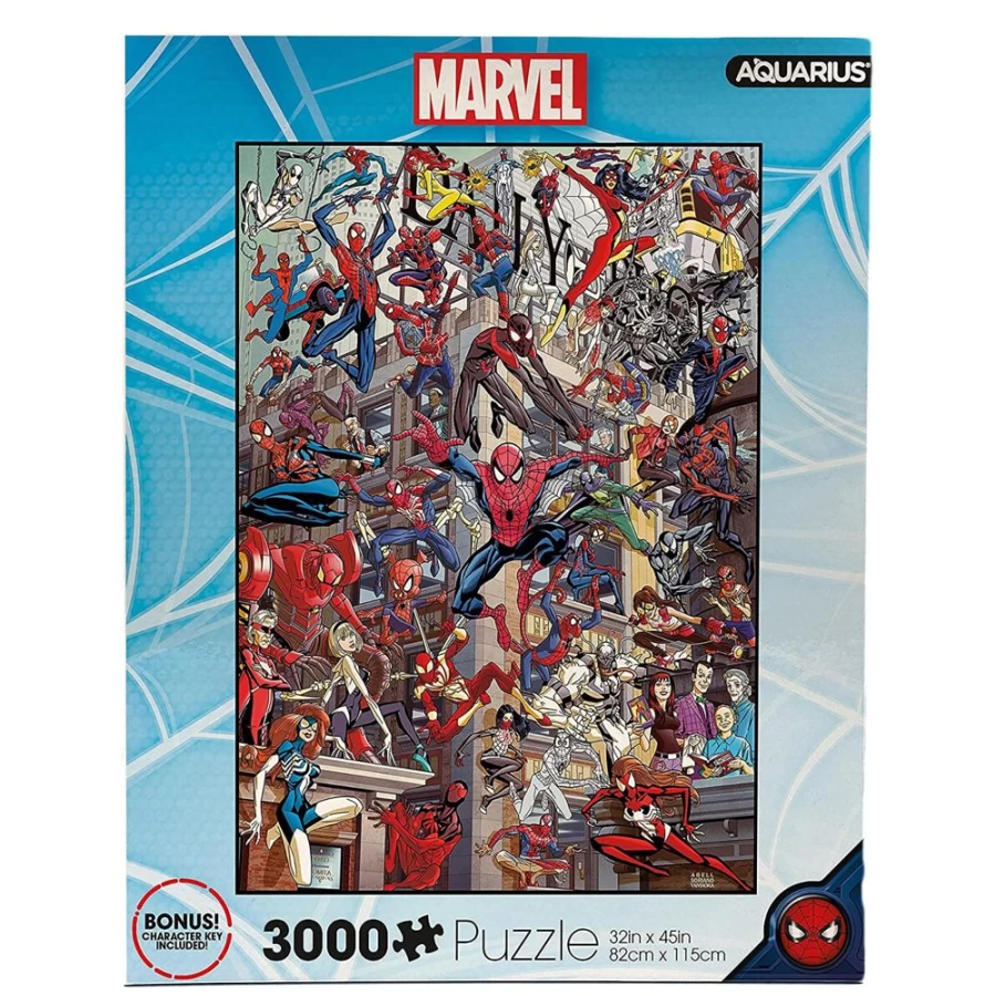 Toynk Marvel Spider-Man 3000-Piece Jigsaw Puzzle for Adults – Heroes Collection