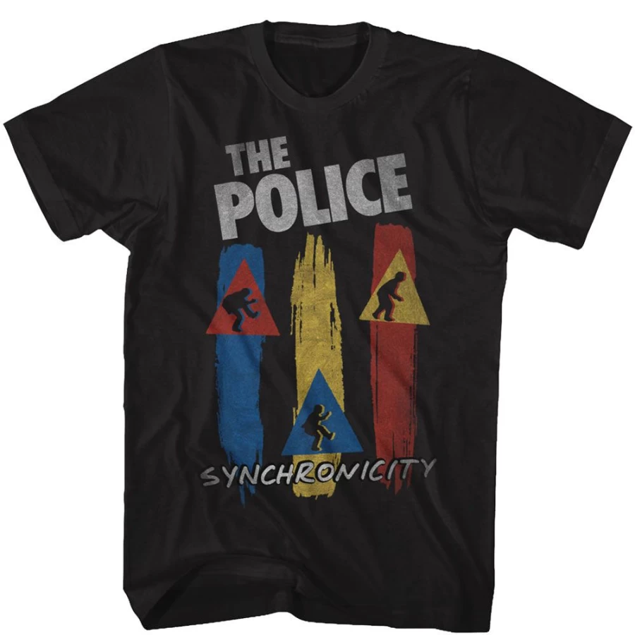 MeTV Custom Brands The Police Synchro T-Shirt - Vintage Band Merchandise