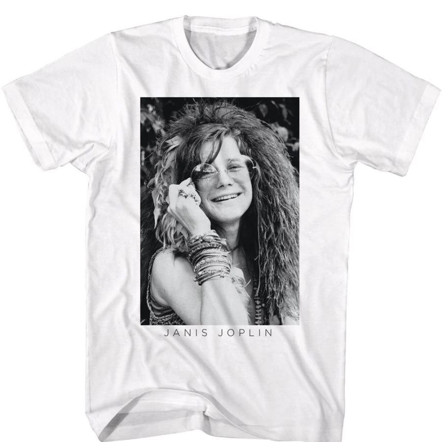 MeTV Custom Brands Janis Joplin Style Vintage Black & White Sunglasses