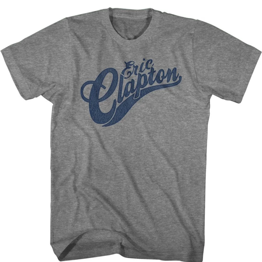 Eric Clapton - Clapton & Swoosh T-Shirt by MeTV Custom Brands | Vintage Rock Tee