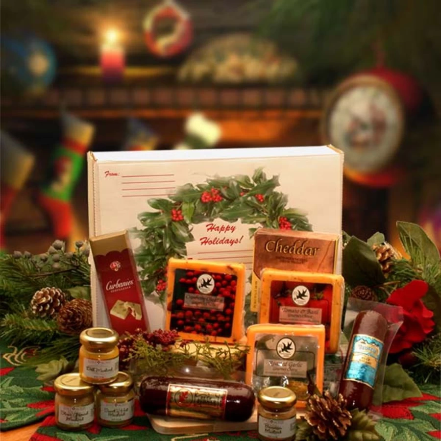 GBDS Holiday Gourmet Gift Box - Premium Food Sampler for Christmas & Celebrations