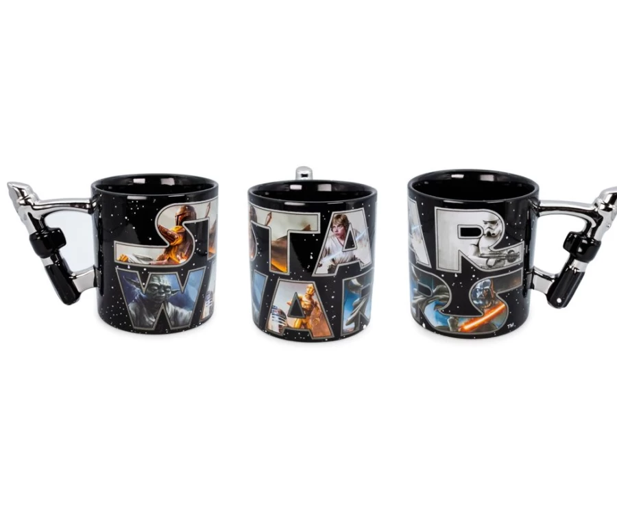 Star Wars Lightsaber Handle Ceramic Mug by Toynk – 20oz Collectible Drinkware for Coffee & Tea
