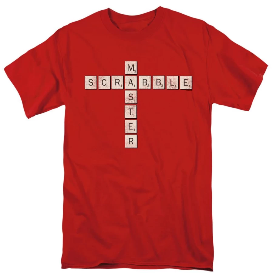 MeTV Custom Classics Scrabble Master Board Game - Unisex Family Word Game for All Ages