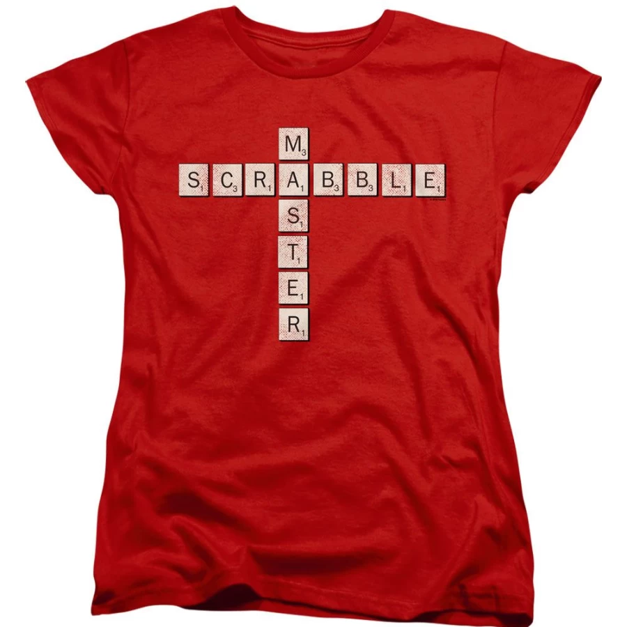 MeTV Custom Classics Scrabble Master Board Game - Unisex Family Word Game for All Ages