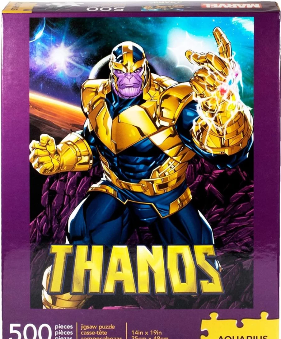 Toynk Marvel Thanos 500-Piece Jigsaw Puzzle for Adults & Kids – Collectible Avengers Infinity War Challenge