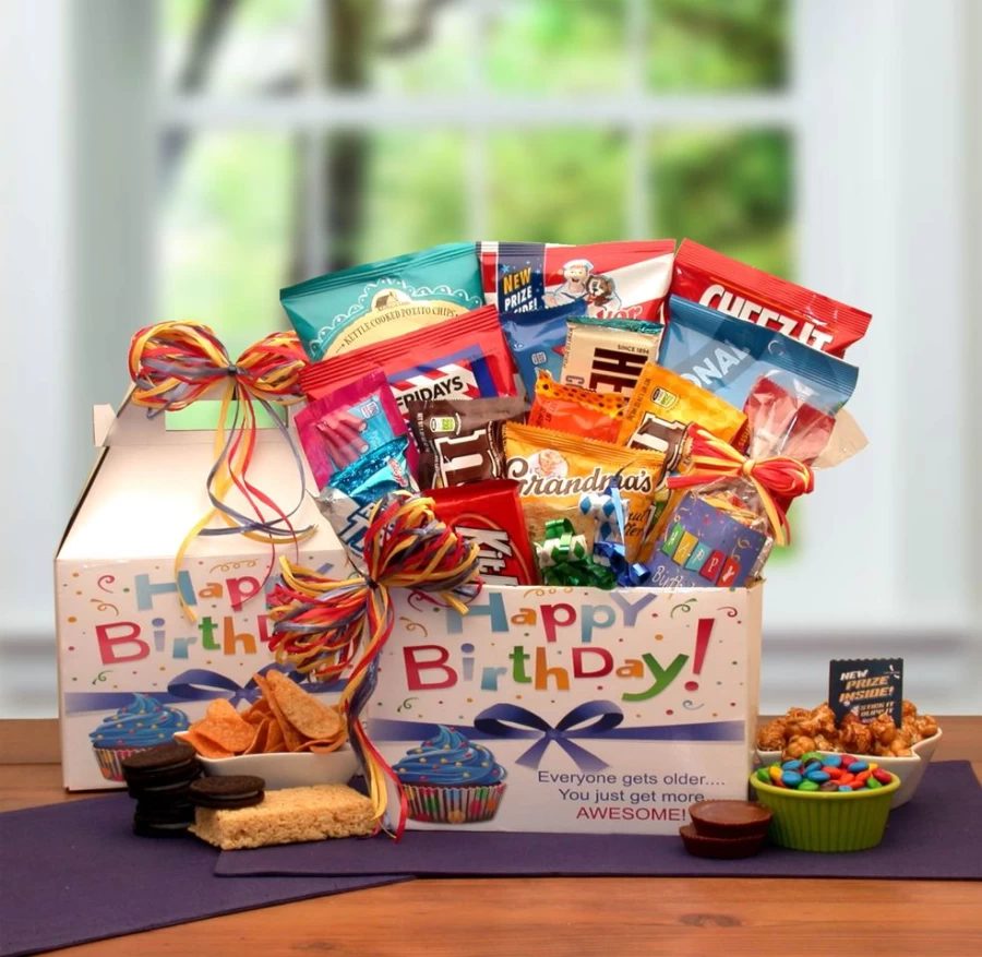 "GBDS Birthday Care Package - Make A Wish Gift Box for Celebrations"