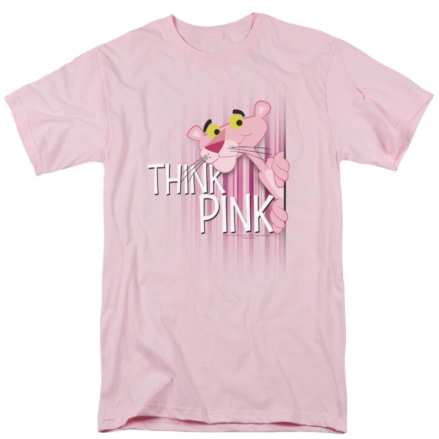 "MeTV Custom Classics Pink Panther Unisex T-Shirt - Think Pink Design"