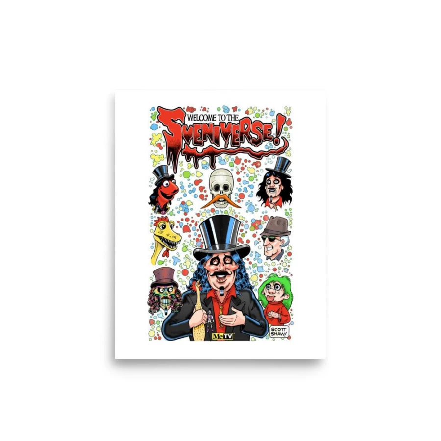 "Svengoolie® Art Print by Scott Shaw | 2022 Series | MeTV Custom Products"