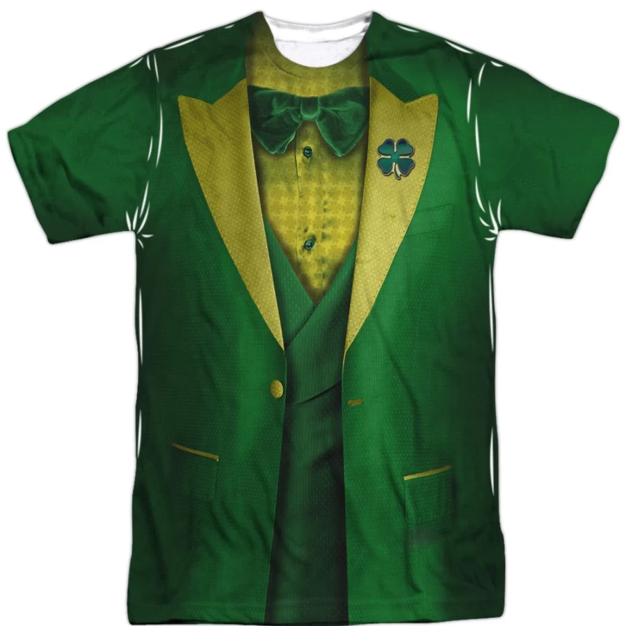 "MeTV Custom Classics Unisex Leprechaun Costume Set - Front & Back Design"