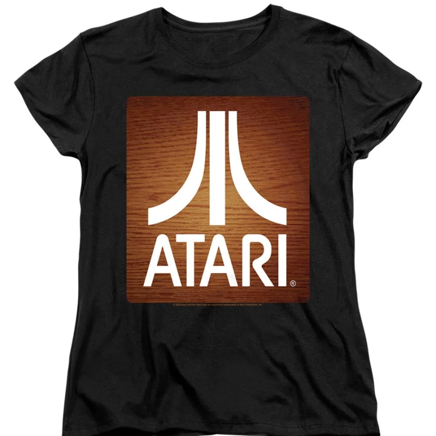 MeTV Custom Classics Retro Wooden Atari-Inspired Square Game Console - Unisex Vintage Gaming Collectible