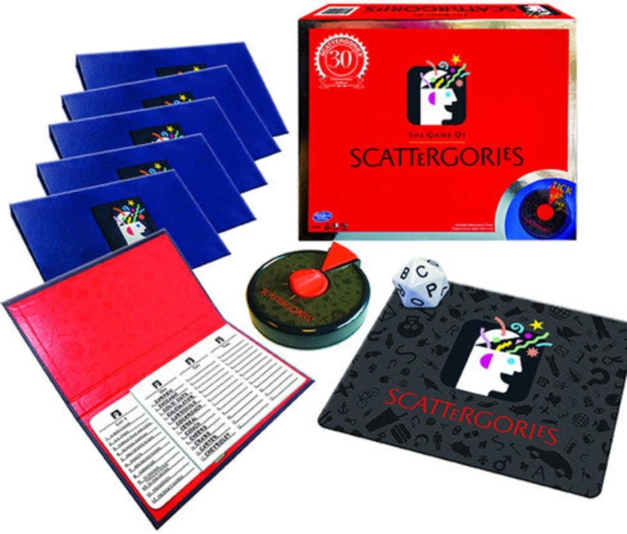 "MeTV Scattergories 30th Anniversary Edition - Family Board Game by Hasbro"