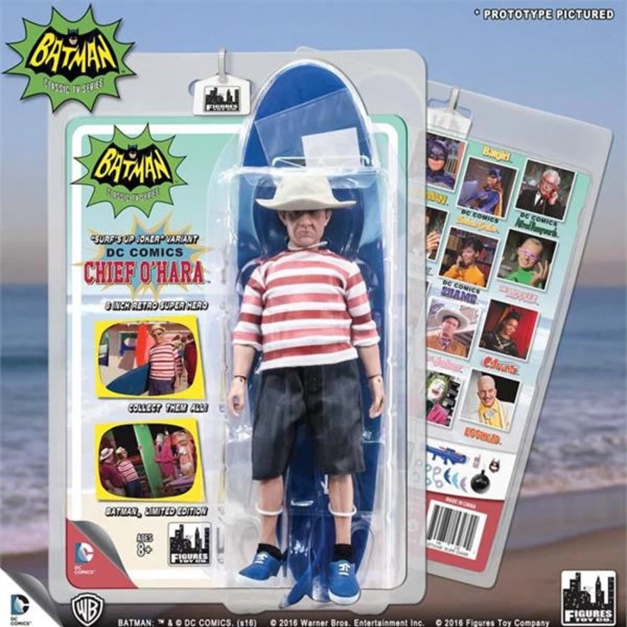 MeTV Figures Batman 1966 TV Series Retro Collectible - Surfing Chief O'Hara Action Figure