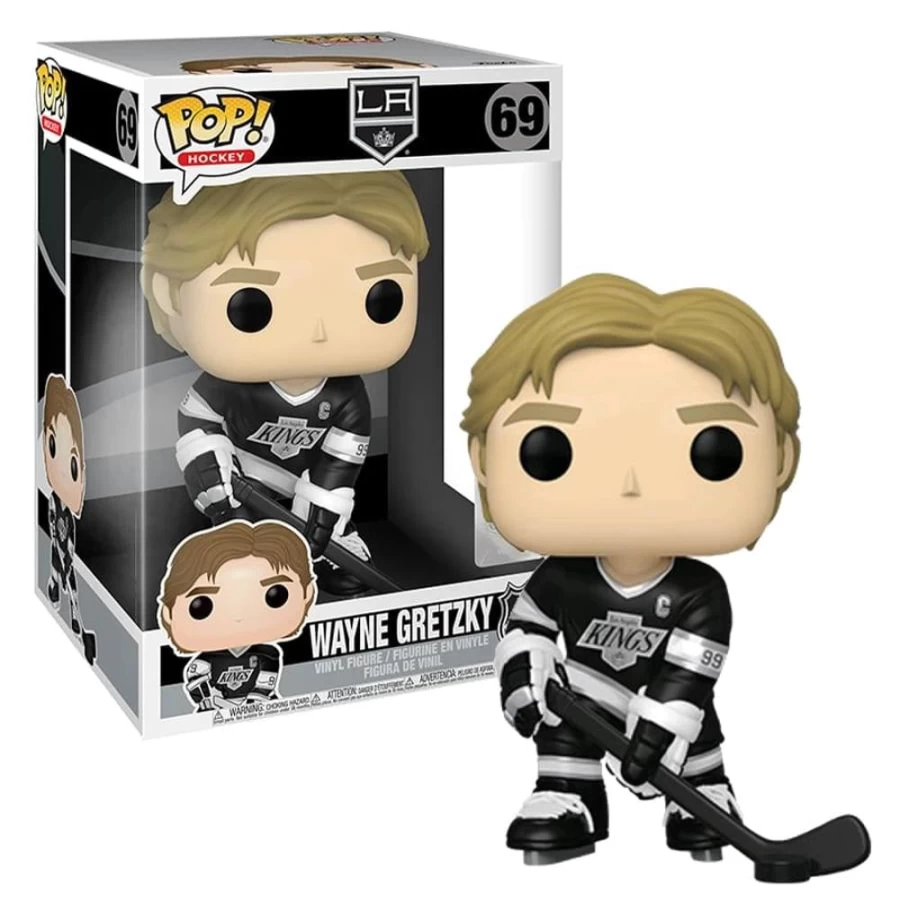 Toynk Exclusive 10-Inch Funko Pop! Vinyl: Wayne Gretzky LA Kings NHL Hockey Collectible Figure