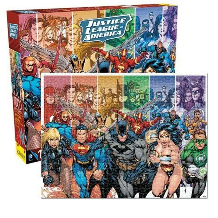 Toynk Justice League 1000 Piece Jigsaw Puzzle - DC Comics Superheroes Collectible Puzzle