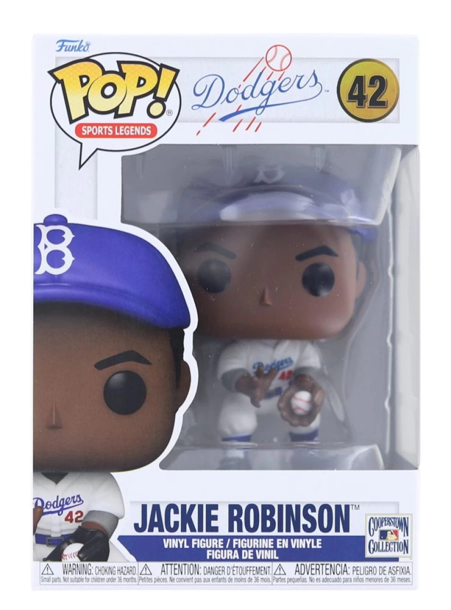 Toynk Exclusive Funko Pop! MLB LA Dodgers Jackie Robinson Icons Vinyl Figure Collectible
