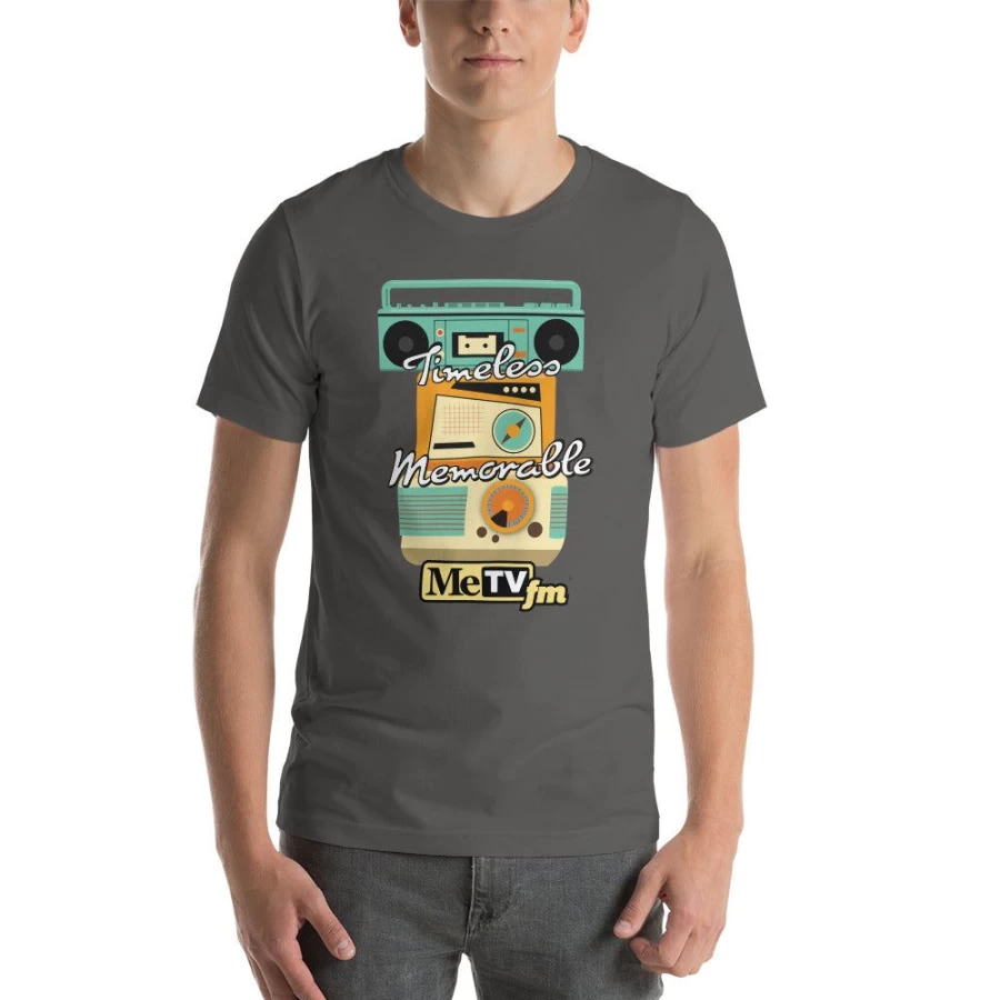 "MeTV Custom Products Unisex Timeless Memorable Graphic T-Shirt | FM® Inspired Design"