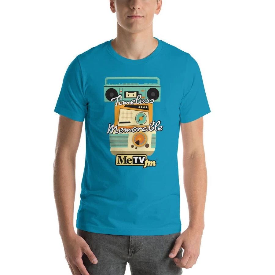 "MeTV Custom Products Unisex Timeless Memorable Graphic T-Shirt | FM® Inspired Design"
