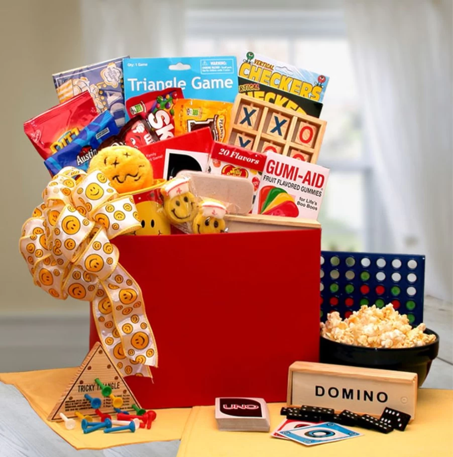 "GBDS Get Well Soon Gift Box - A Smile A Day Care Package for Recovery & Cheer"