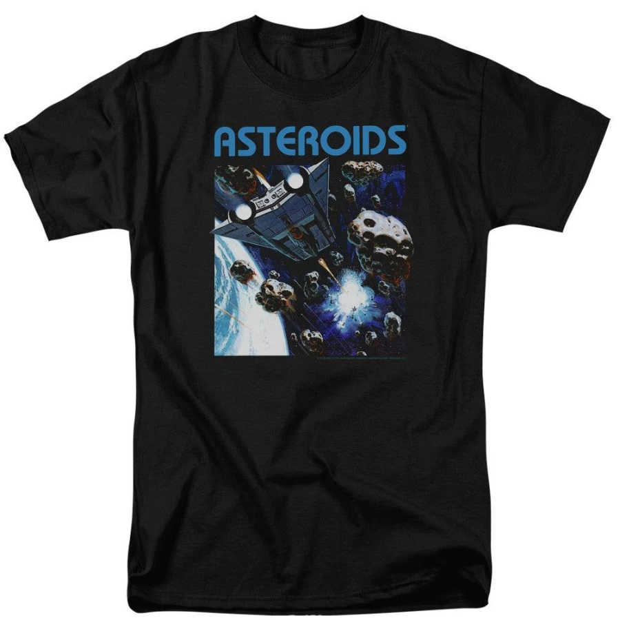 MeTV Custom Classics Atari Asteroids Retro Arcade Game - Unisex Vintage Gaming Collectible