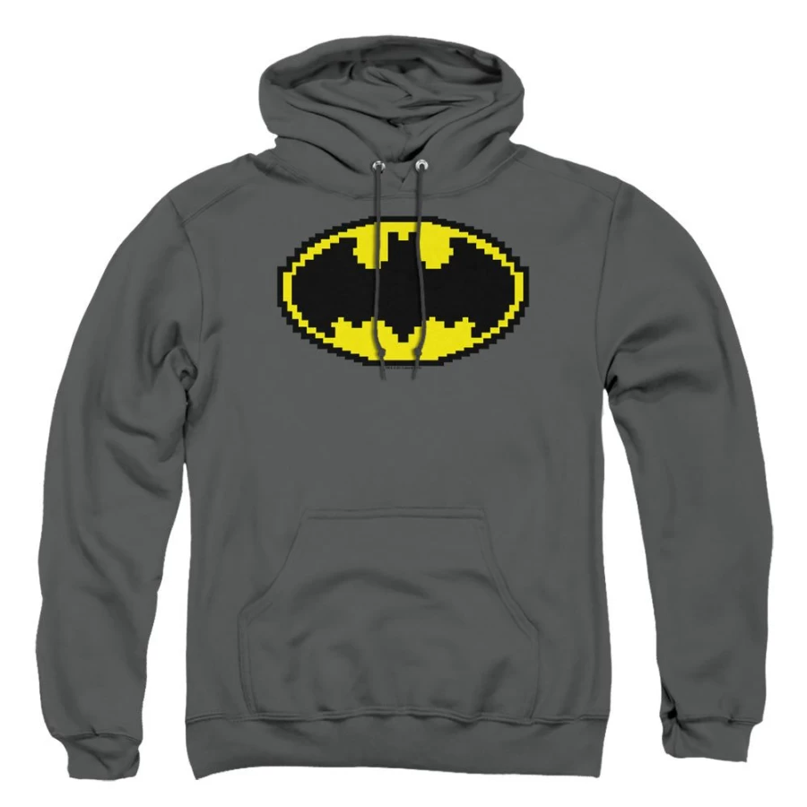 "MeTV Custom Classics Batman Pixel Art Symbol - Unisex Graphic Design"