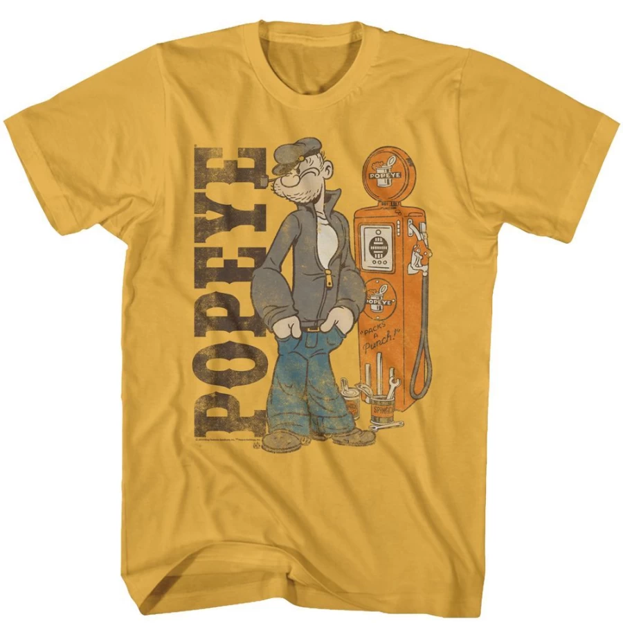 MeTV Custom Brands Popeye Themed Vintage Gas Pump Collectible