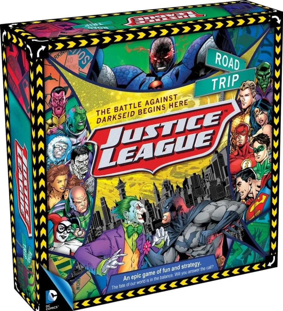 Toynk Justice League of America DC Comics Road Trip Adventure Board Game