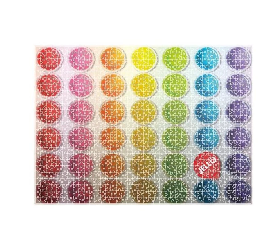 Toynk Jell-O 1000 Piece Supersized Jigsaw Puzzle for Adults & Kids - Challenging Unisex Puzzle Game