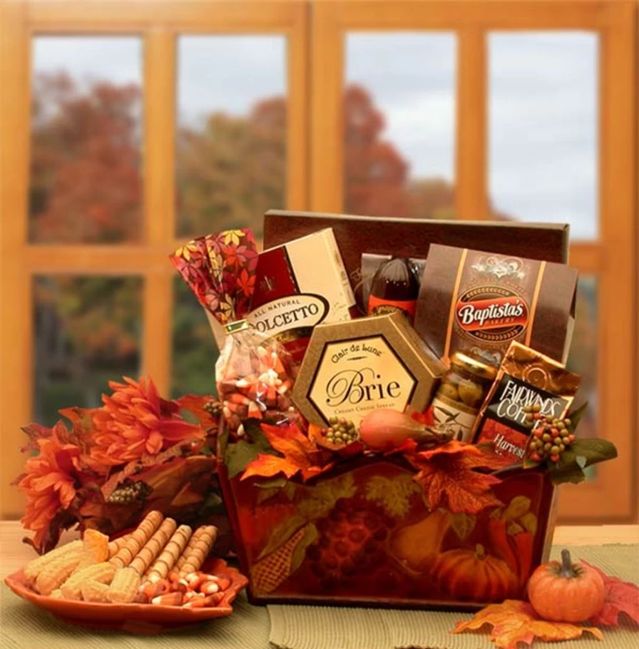 GBDS Gourmet Fall Harvest Gift Basket - Premium Autumn Treats Collection