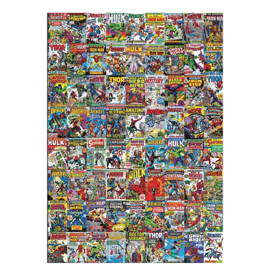 Marvel Superheroes 3000-Piece Jigsaw Puzzle | Toynk Exclusive Collectible Comic Covers Puzzle