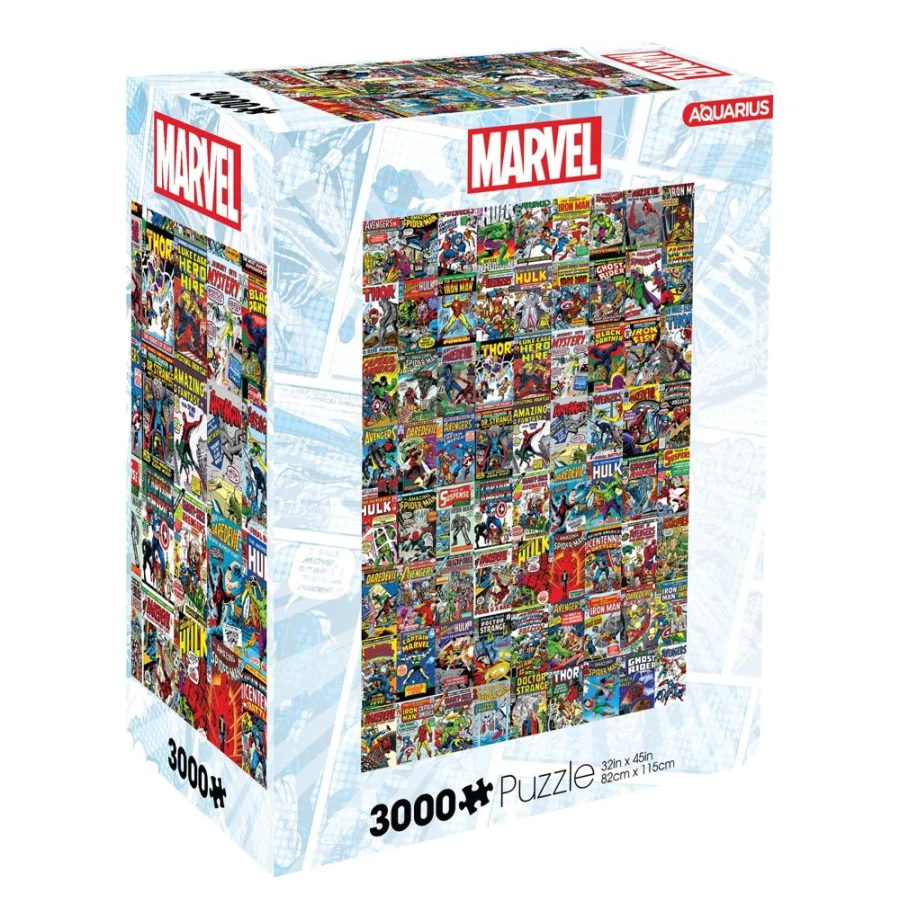 Marvel Superheroes 3000-Piece Jigsaw Puzzle | Toynk Exclusive Collectible Comic Covers Puzzle