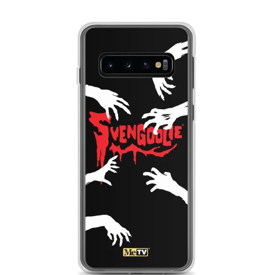 MeTV Custom Products Svengoolie Zombie Hands Samsung Phone Case - Horror Theme Protective Cover