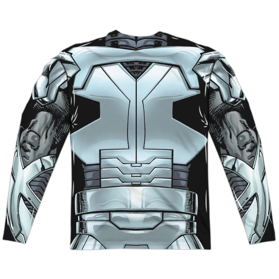 MeTV Custom Classics Justice League Cyborg Action Figure - Unisex Collectible (Front & Back View)