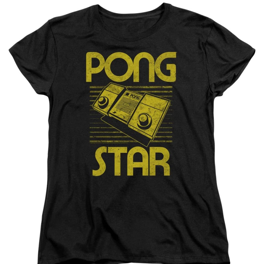 MeTV Custom Classics Atari Pong Star - Retro Unisex Arcade Gaming Collectible