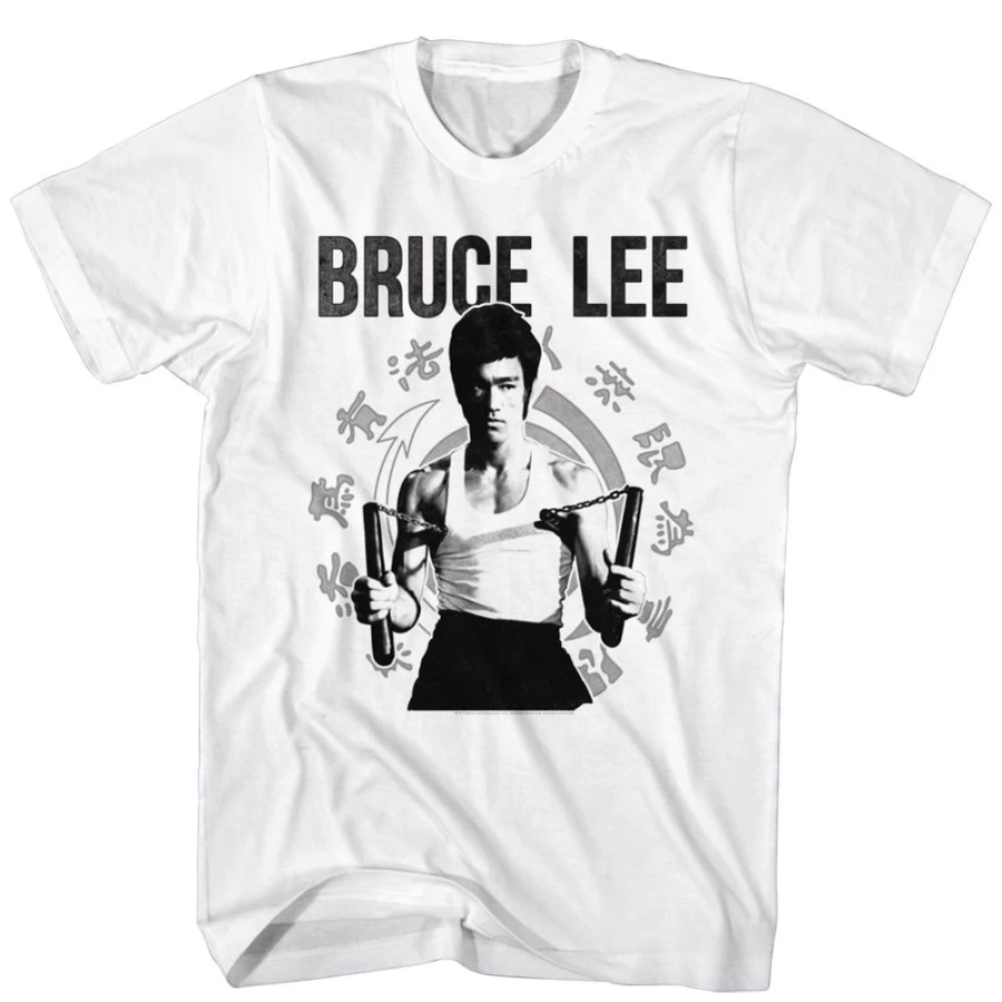 "MeTV Custom Brands Unisex Bruce Lee Inspired Chuck Taylor Sneakers"