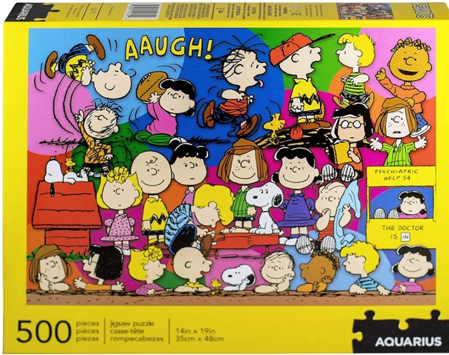 Toynk Peanuts Snoopy & Gang 500-Piece Jigsaw Puzzle for Adults & Kids, Fun Family Activity, Charlie Brown Collectible Puzzle