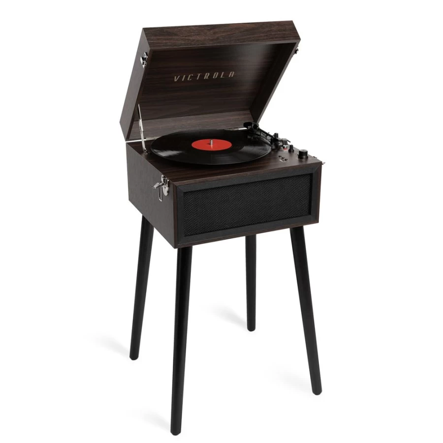 Victrola Liberty 3-Speed Bluetooth Turntable with Stand - Wireless Record Player for Vinyl Lovers