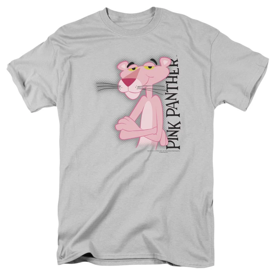 "MeTV Custom Classics Pink Panther Cool Cat Vintage Cartoon T-Shirt"
