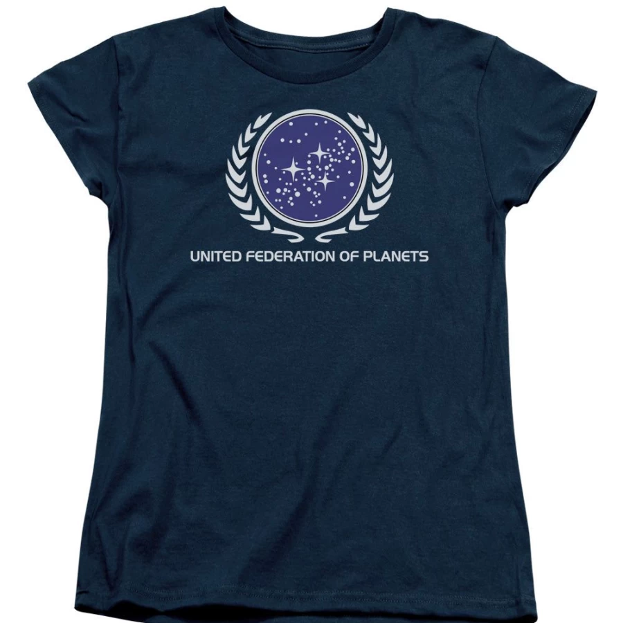 MeTV Custom Classics Star Trek United Federation Of Planets Unisex T-Shirt
