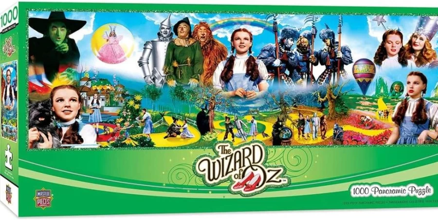 Toynk Wizard Of Oz 1000 Piece Panoramic Puzzle - Collectible Jigsaw for Adults & Kids