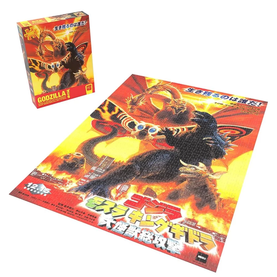 "Toynk Godzilla All-Out Attack 1000-Piece Monster Jigsaw Puzzle for Adults & Collectors"