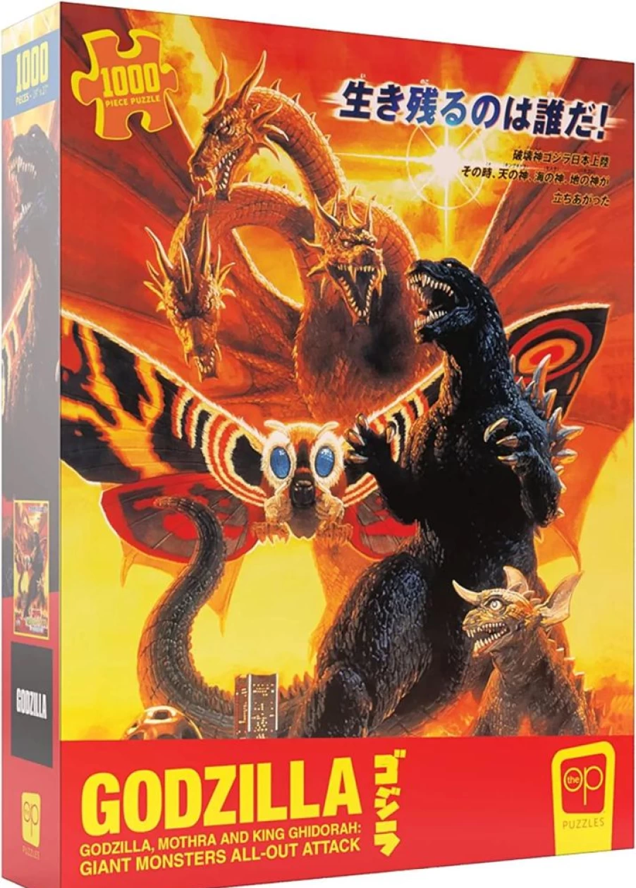 "Toynk Godzilla All-Out Attack 1000-Piece Monster Jigsaw Puzzle for Adults & Collectors"