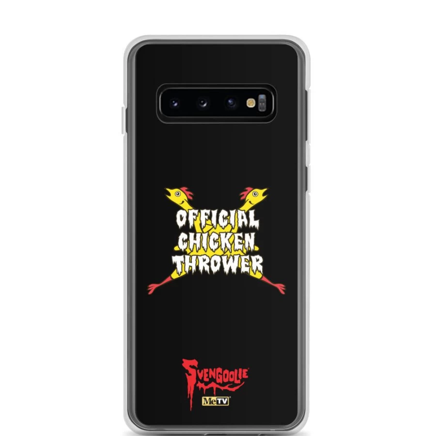 MeTV Custom Products Svengoolie Chicken Thrower Samsung Phone Case - Official Licensed Design