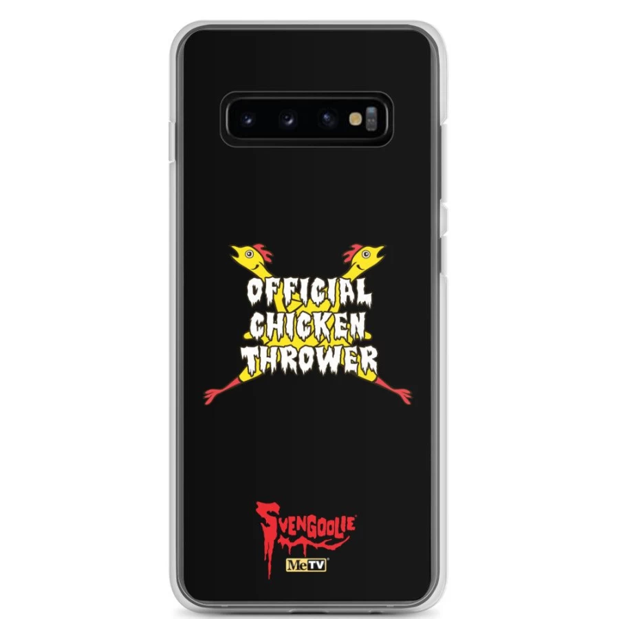 MeTV Custom Products Svengoolie Chicken Thrower Samsung Phone Case - Official Licensed Design