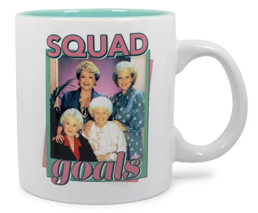 Toynk The Golden Girls "Squad Goals" 20oz Ceramic Coffee Mug - Collectible TV Show Gift