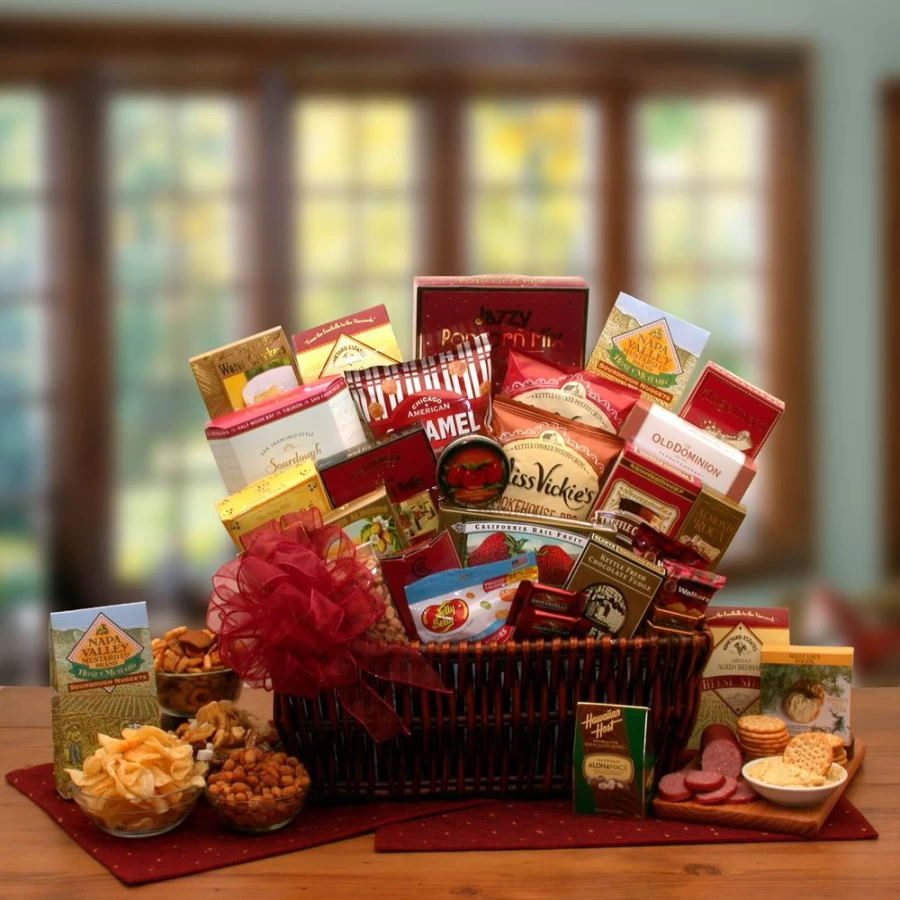 "GBDS Premium Gourmet Gift Basket - Luxury Food Hamper for Gourmet Lovers"