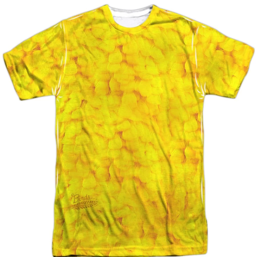 MeTV Custom Classics Big Bird Costume for Adults & Kids - Unisex Sesame Street Outfit (Front & Back)