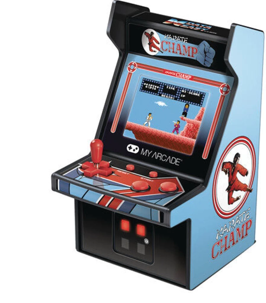 MeTV Entertainment My Arcade Karate Champ Retro Micro Player - 6 Inch Portable Retro Arcade Machine