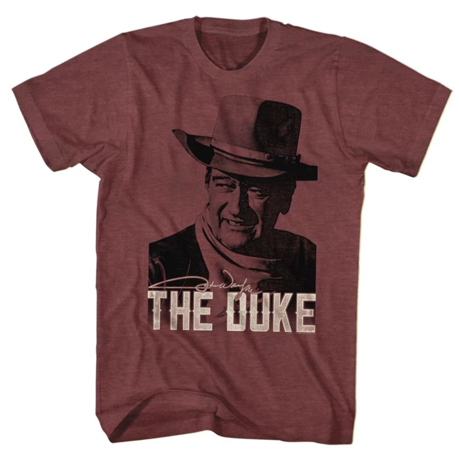 MeTV Custom Brands John Wayne - Duke Unisex T-Shirt Classic Western Film Icon Merchandise