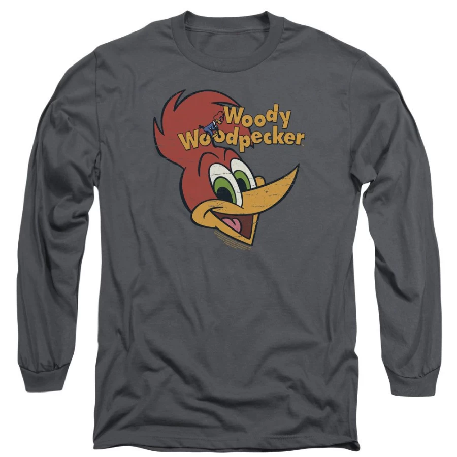 MeTV Custom Classics Woody Woodpecker Vintage Retro Logo T-Shirt